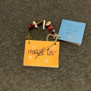 Sandra Magsamen Small Ceramic Home Decor Plaque ‘Mazel Tov’